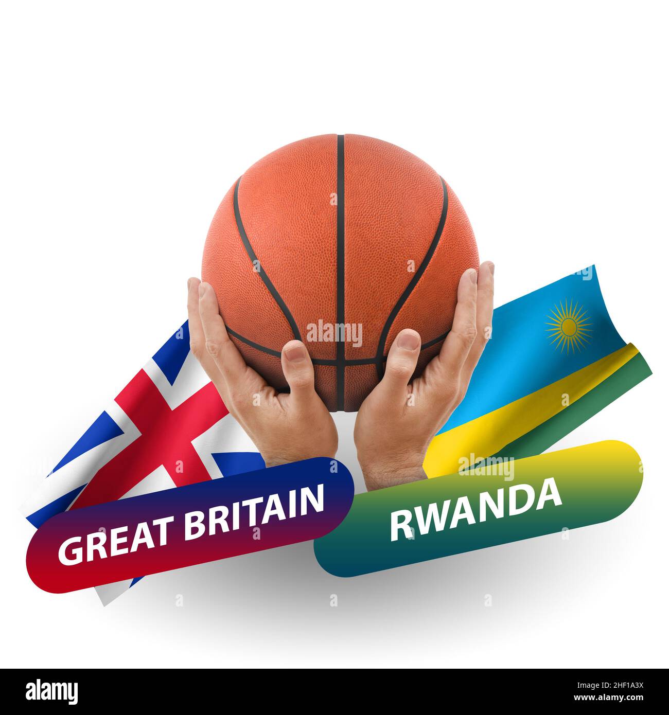 England And Rwanda Basketball competition match, national teams great britain vs rwanda ...