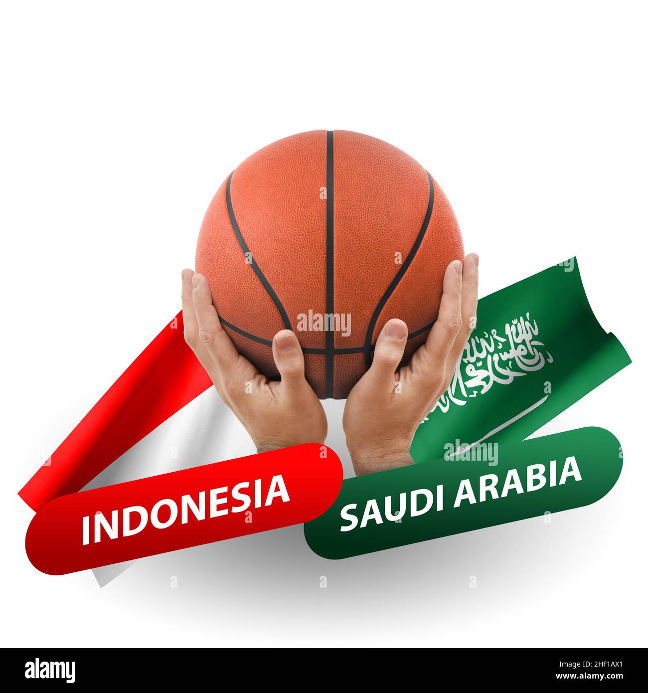 Saudi arabia indonesia flag hires stock photography and images Alamy