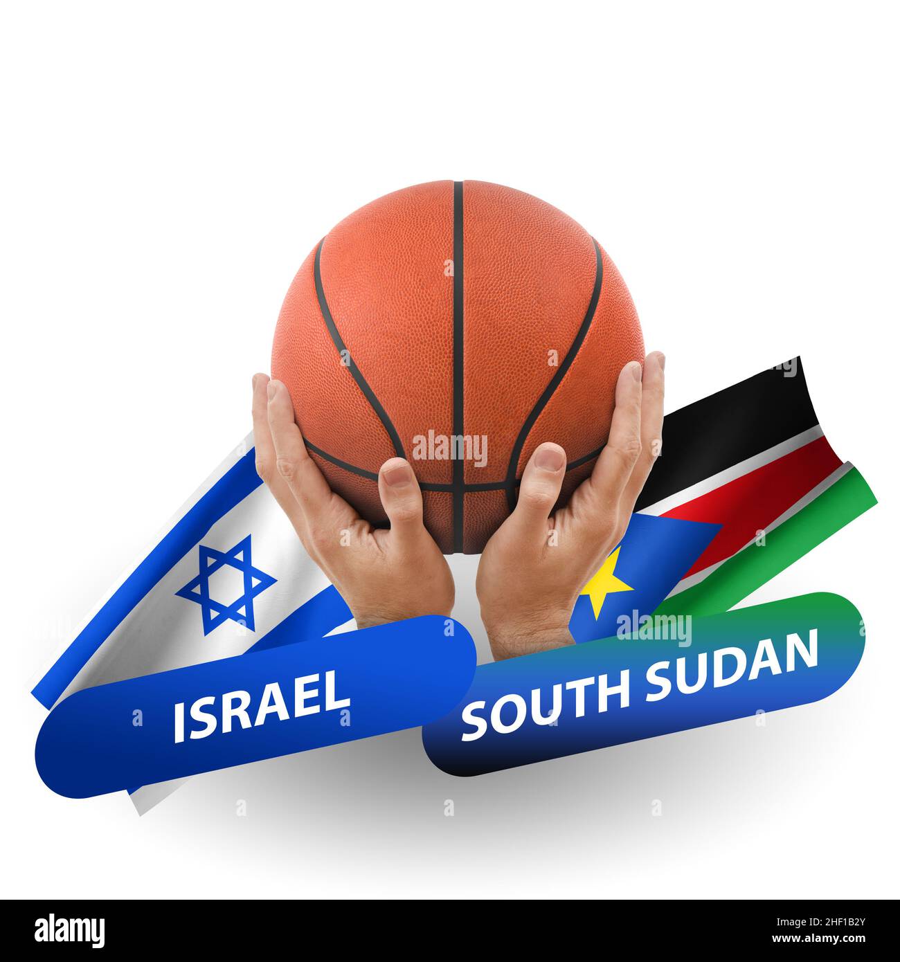Basketball competition match, national teams israel vs south sudan