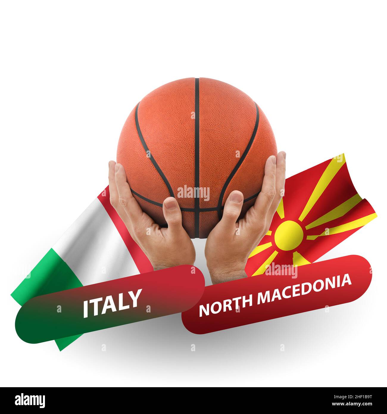 Italy vs north macedonia Cut Out Stock Images and Pictures