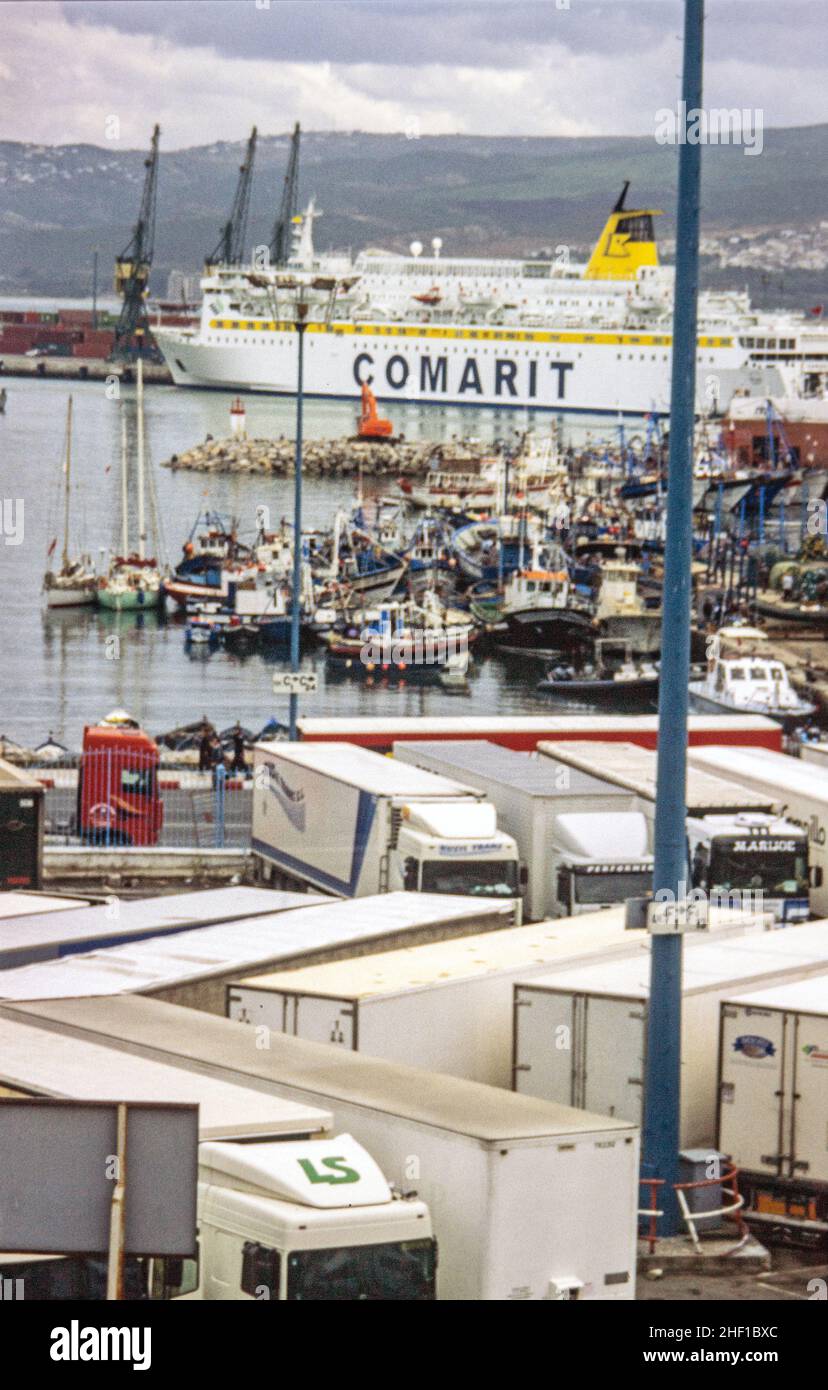 The port of tanger, Morocco Stock Photo Alamy