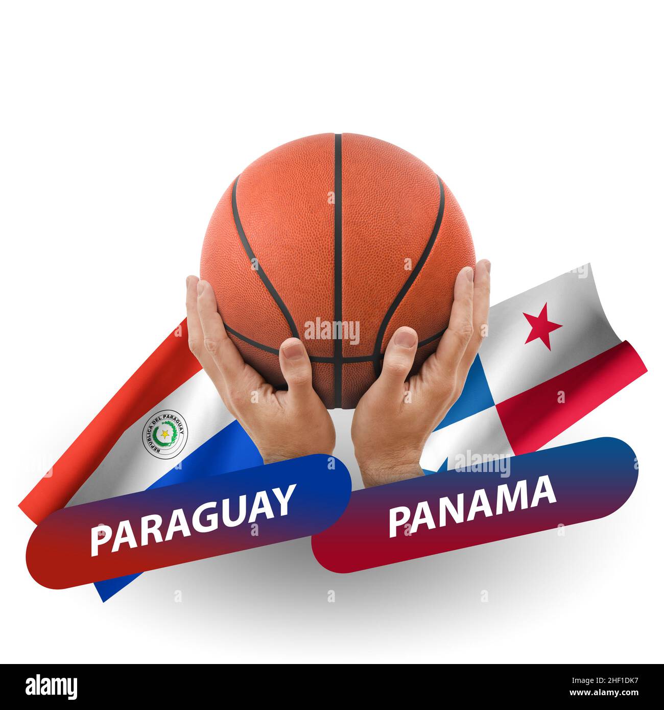 Basketball competition match, national teams paraguay vs panama Stock ...