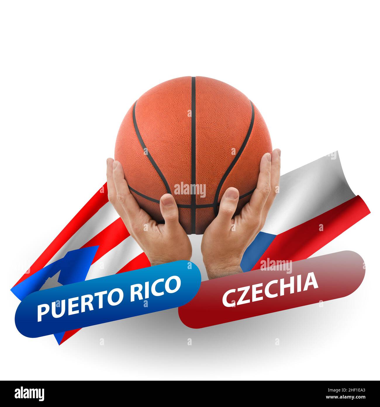 Puerto rico national basketball team hires stock photography and