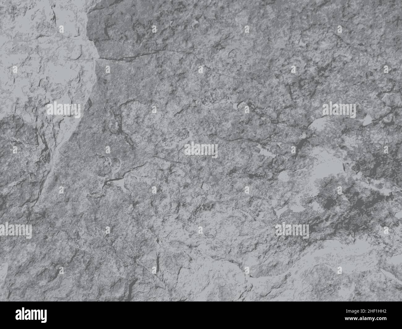 detailed gray grey rock stone wall vector texture background Stock Vector