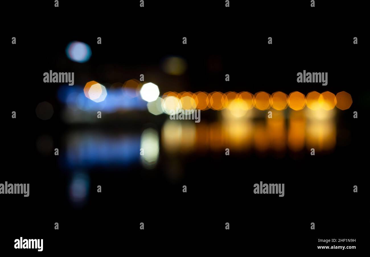 Blurry night city lights from hi-res stock photography and images - Alamy