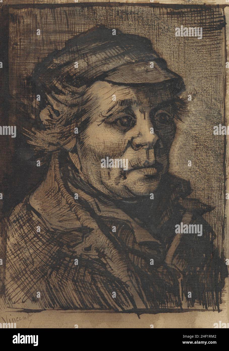 Gogh man with his head hi-res stock photography and images - Alamy