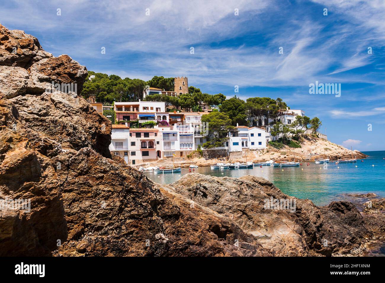 Cala Sa Tuna, Costa Brava, Spain Stock Photo Alamy