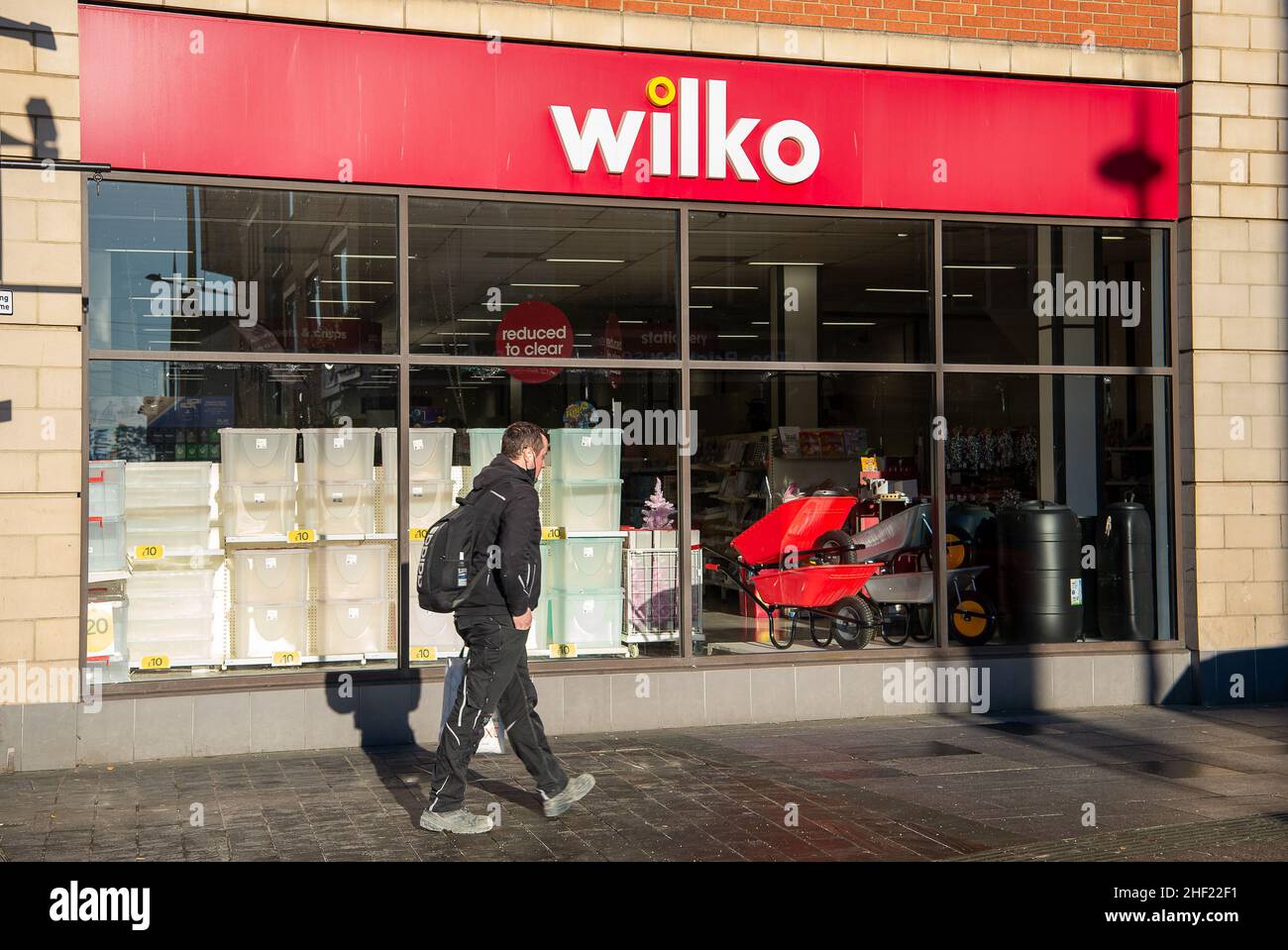 Slough, Berkshire, UK. 13th January, 2022. High Street retailer Wilko