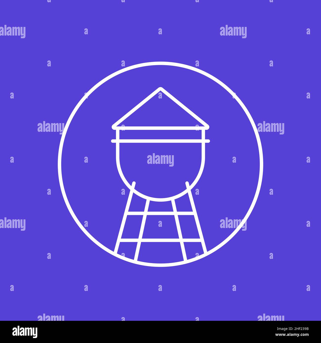 water tower icon, linear design Stock Vector Image & Art - Alamy