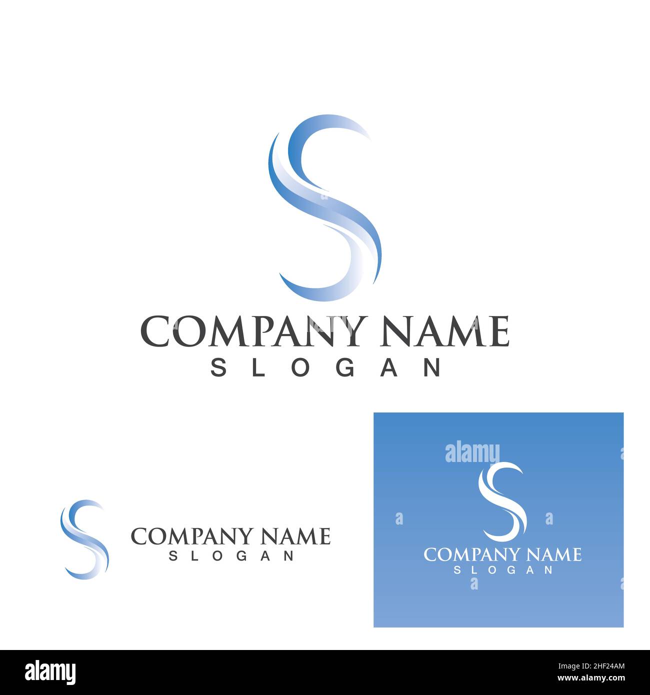 Business corporate S letter logo design vector Stock Vector Image & Art ...