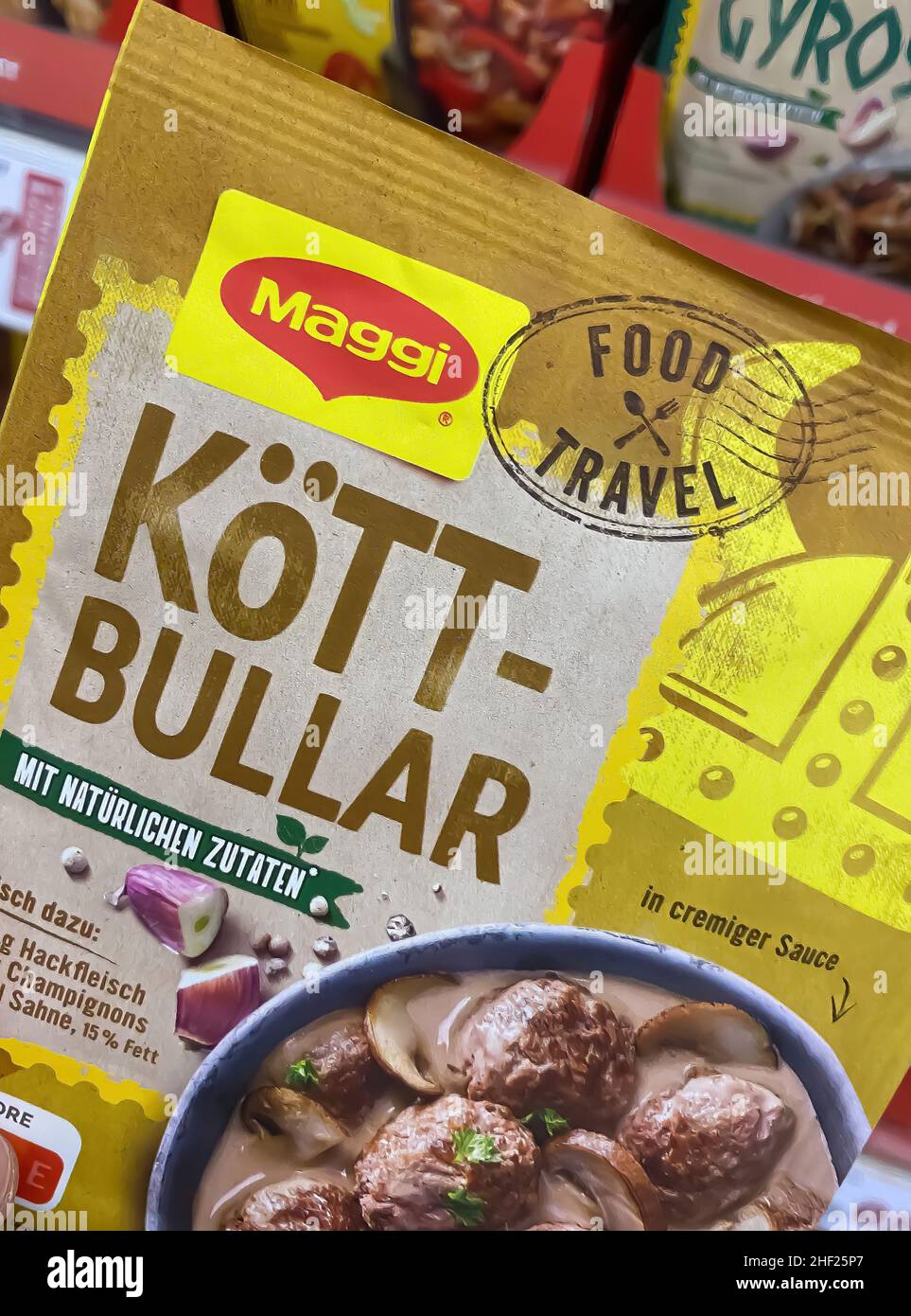 Maggi Fix Food Travel Swedish Meatballs Koettbullar