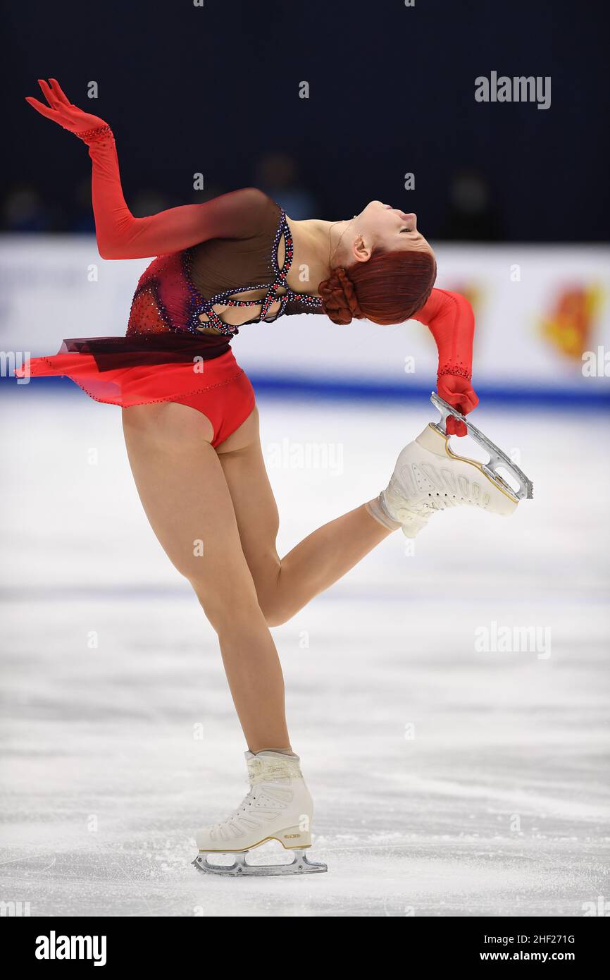 Tallinn, Estonia. January 13 2021 Alexandra TRUSOVA (RUS), during