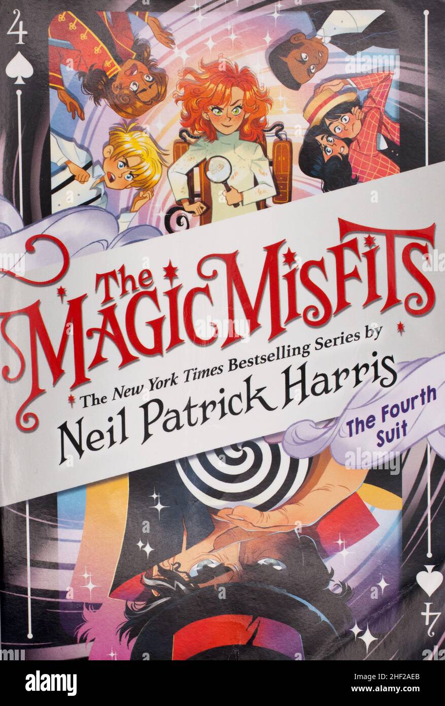 The book, The Magic Misfits by Neil Patrick Harris Stock Photo