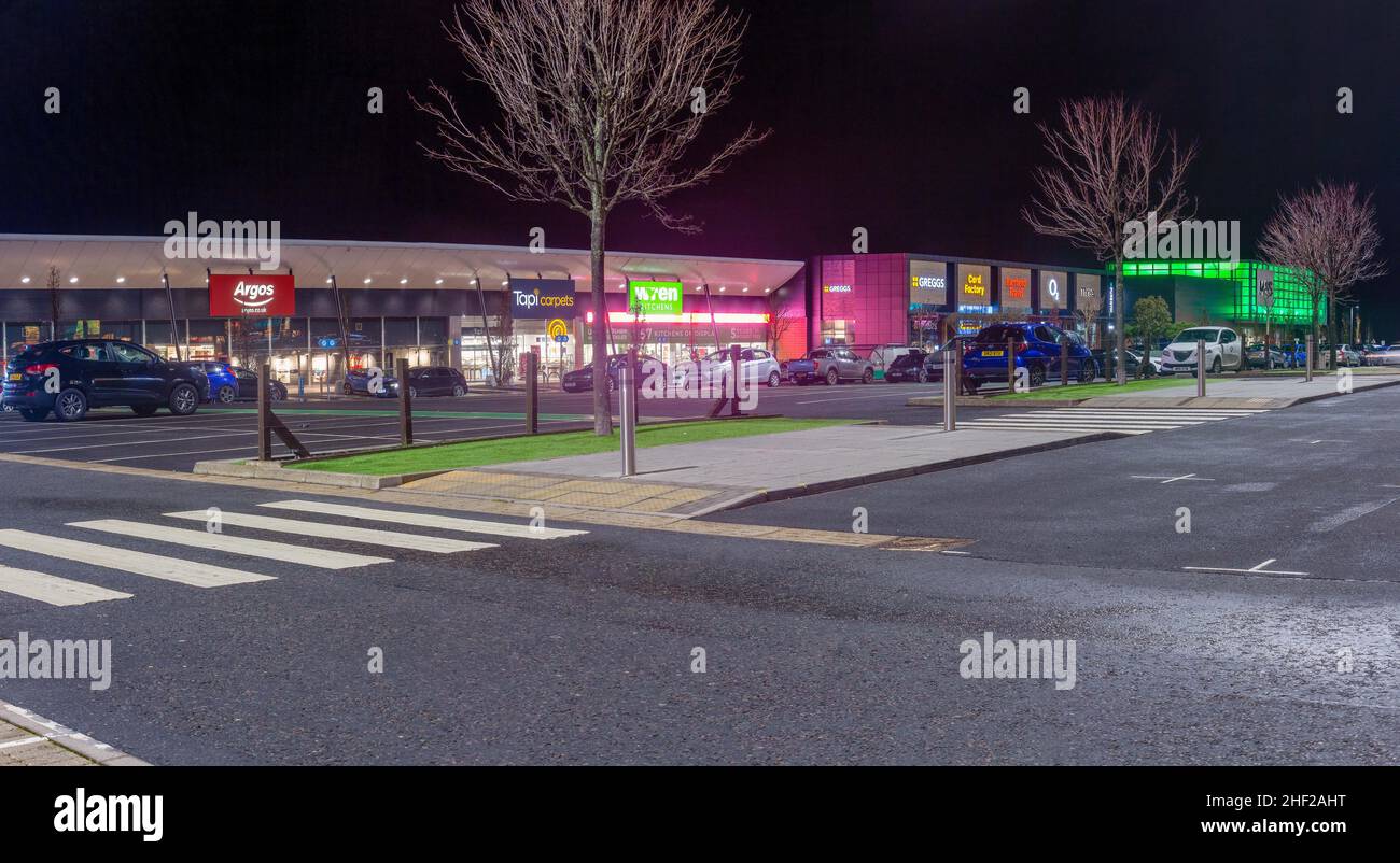 Shops at Fort Kinnaird, Edinburgh, Scotland, UK Stock Photo Alamy