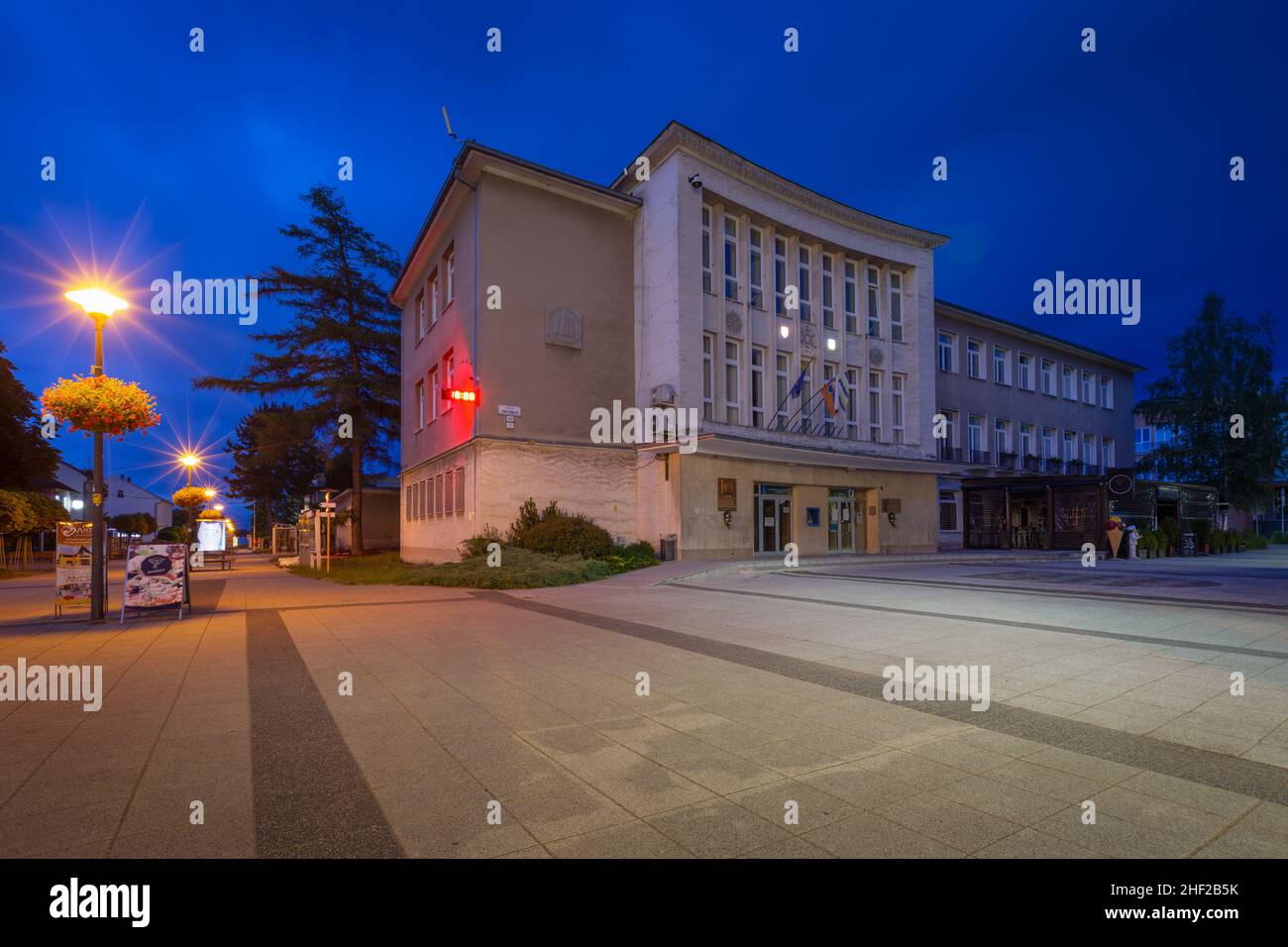 town-hall-in-the-town-of-turcianske-teplice-slovakia-stock-photo-alamy