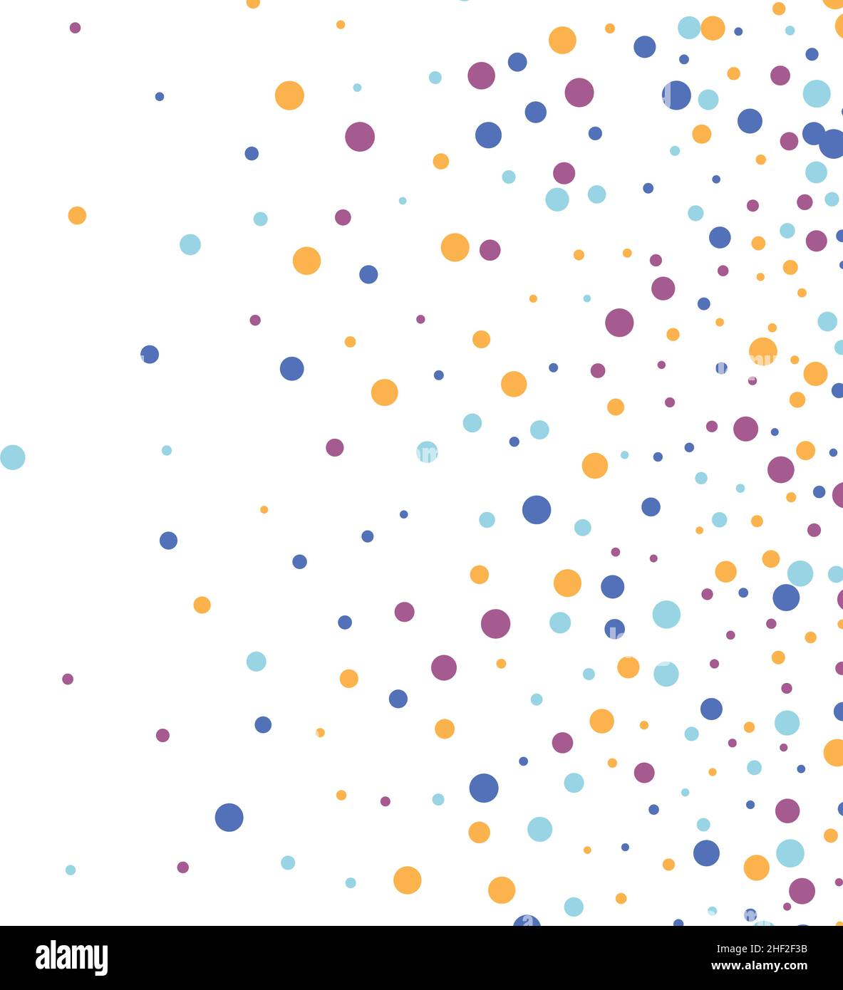 Festive background with colorful falling confetti, vector illustration ...