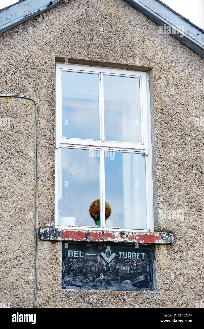 Belturbet, Ireland 6 April, 2019. Masonic Hall 1901 year old,  Belturbet town, Co Cavan, Ireland Stock Photo