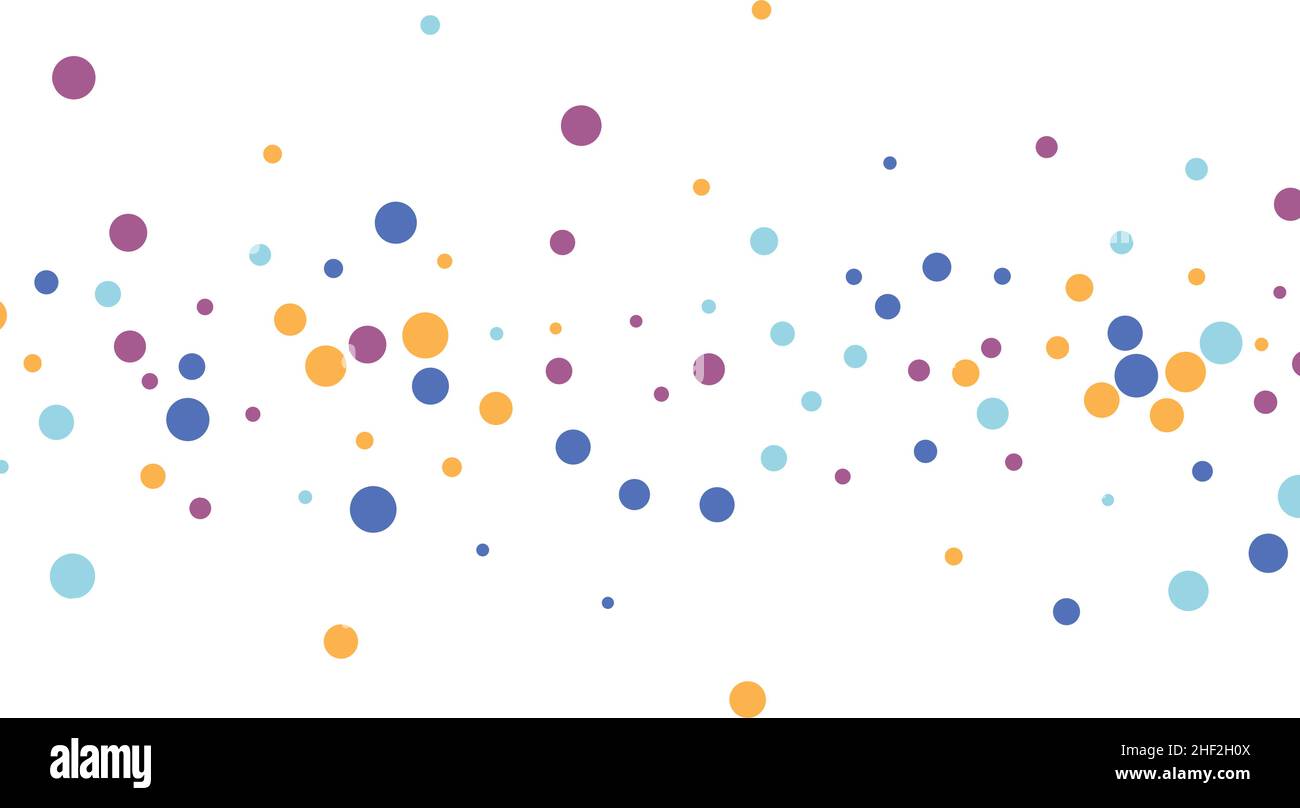 Festive background with colorful falling confetti, vector illustration ...