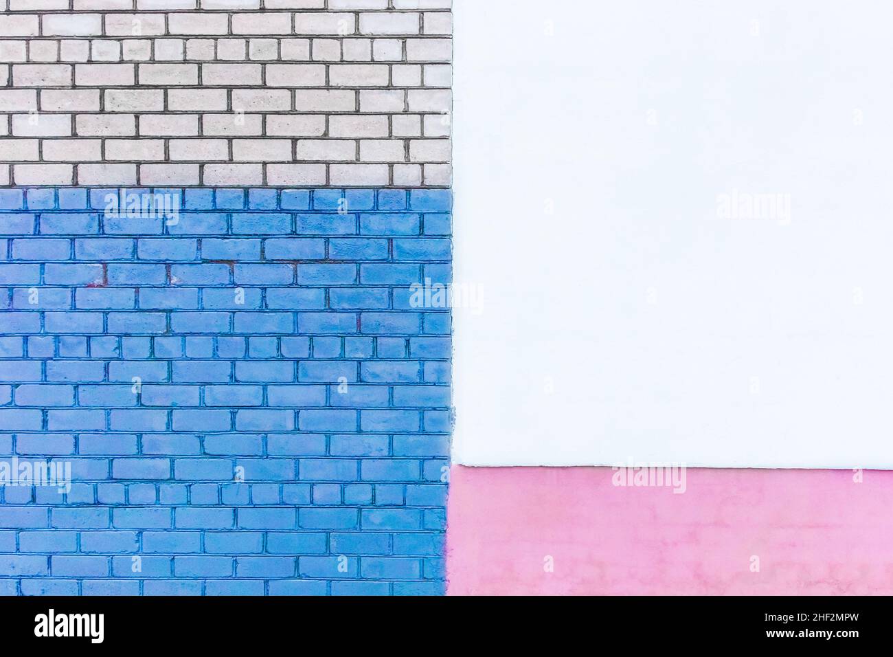 Old Colored Brick Wall Abstract Design Paint City Art Streets