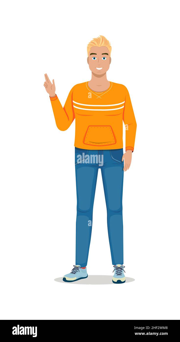 Man in casual clothes Stock Vector Image & Art - Alamy