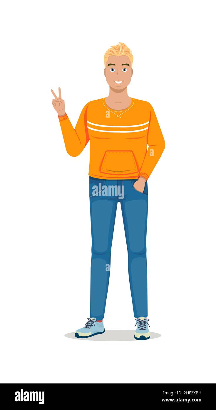 Man in casual clothes Stock Vector Image & Art - Alamy