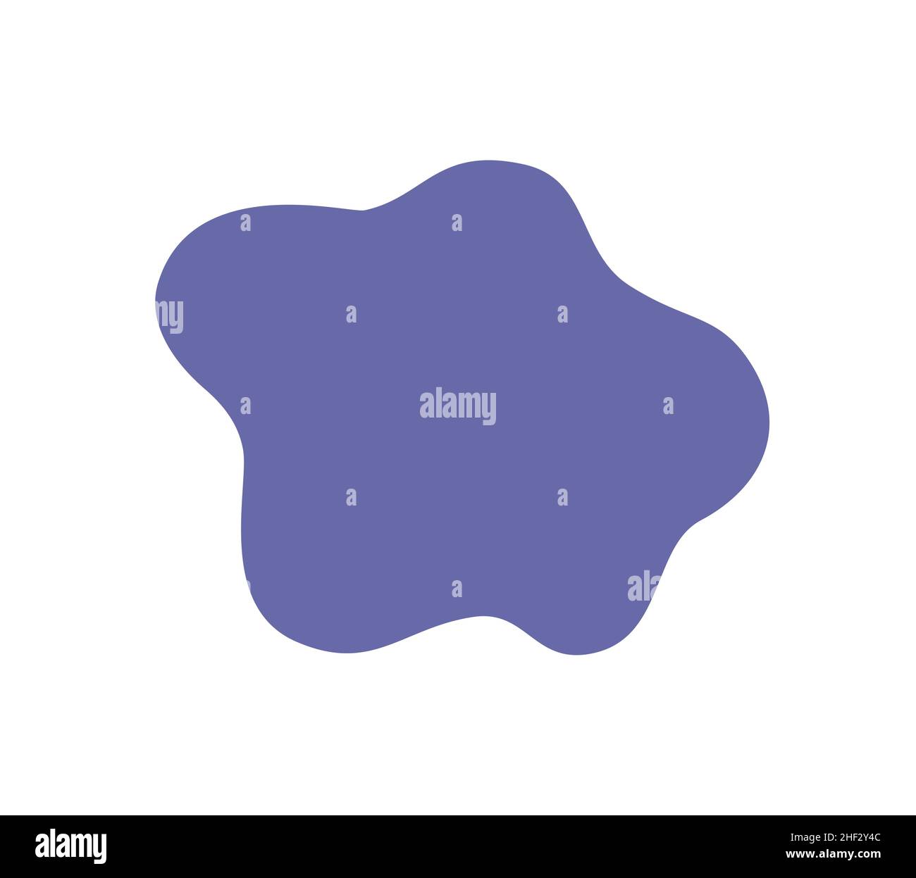 Liquid irregular blob shape very peri color vector element for banner Stock Vector