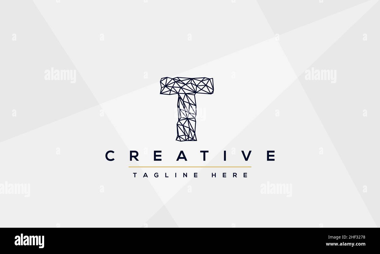 Modern creative T Logo Design and template. T TT icon initials based Monogram and Letters in vector Stock Vector