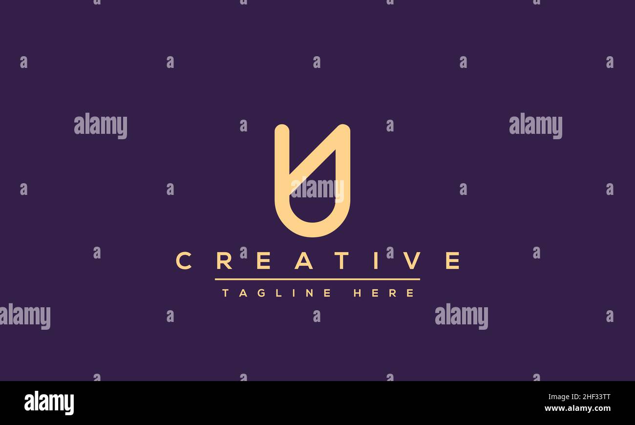 Modern creative letter U Logo Design. U UU icon initials based Monogram and Letters in vector Stock Vector