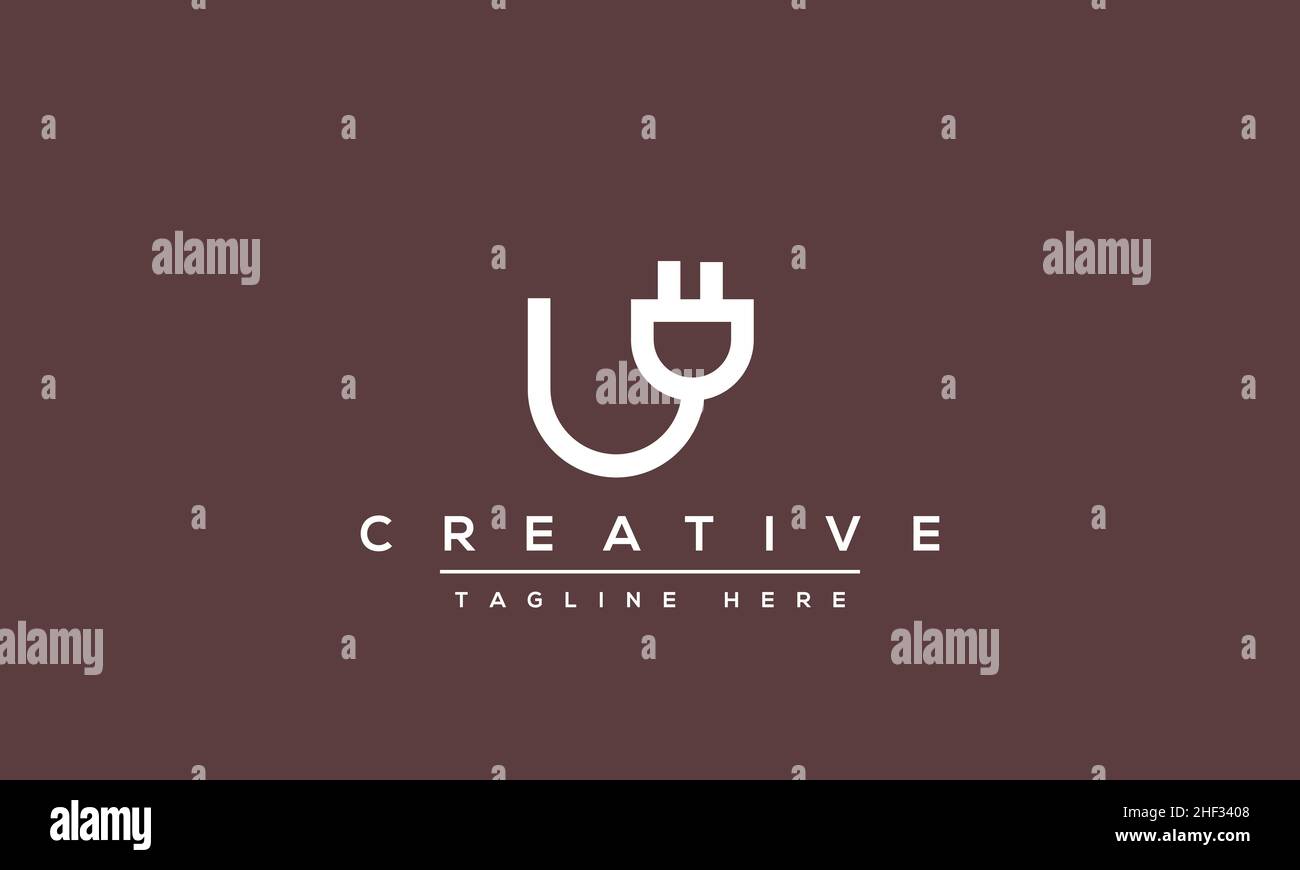 Modern creative letter U Logo Design. U UU icon initials based Monogram and Letters in vector Stock Vector