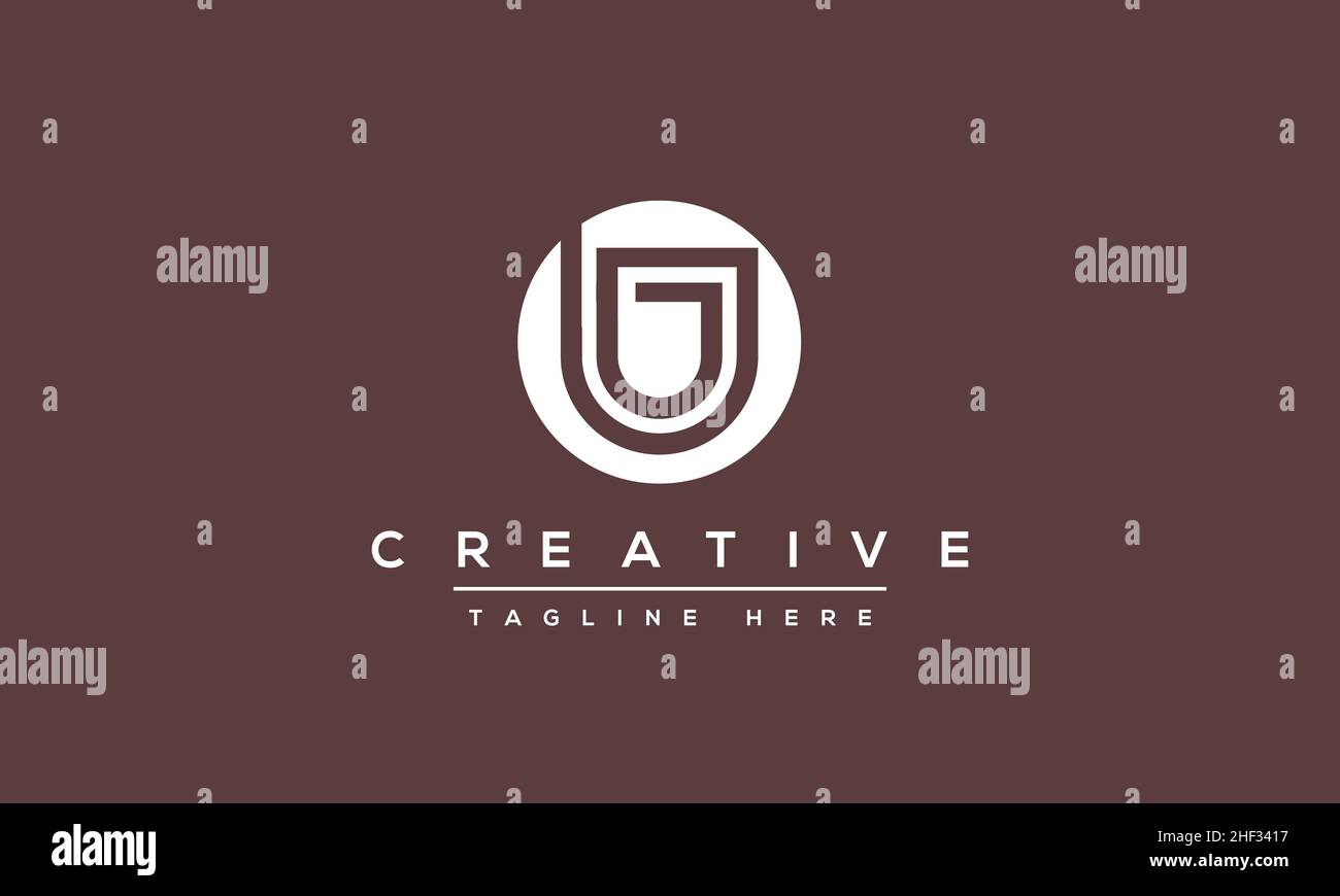 Modern creative letter U Logo Design. U UU icon initials based Monogram and Letters in vector Stock Vector