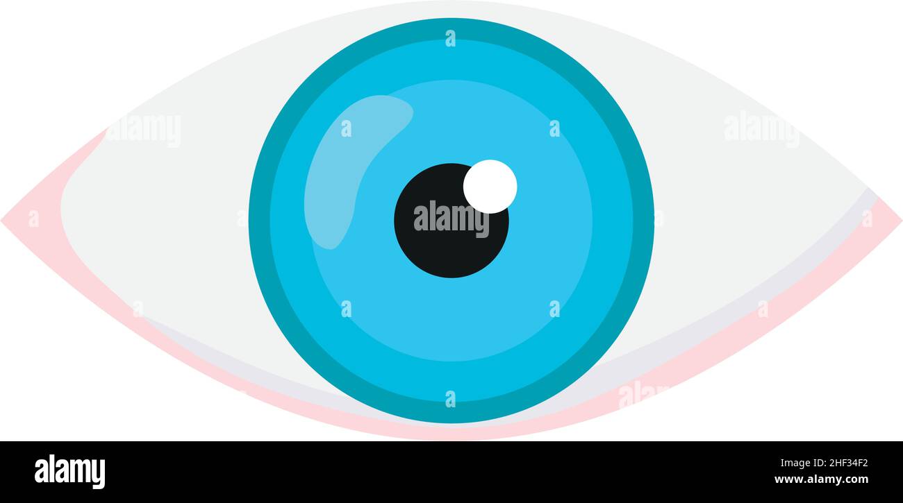 human eye icon on white background Stock Vector Image & Art - Alamy