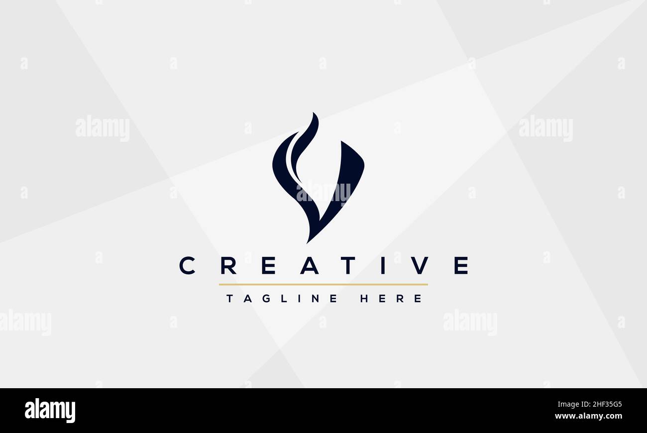 Modern creative V Logo Design and template. V VV icon initials based Monogram and Letters in vector Stock Vector