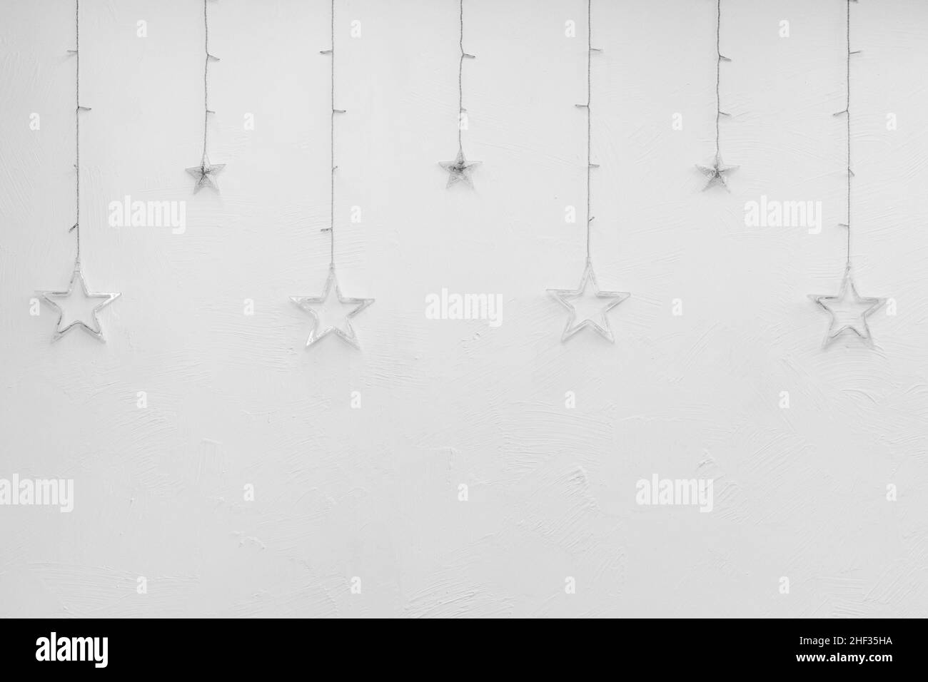 Layers of white netting Christmas fabric with silver stars and dots Stock  Photo - Alamy