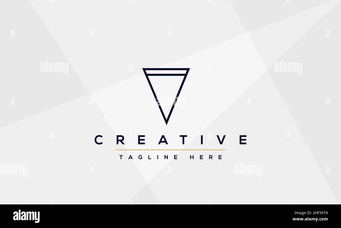 Modern creative V Logo Design and template. V VV icon initials based Monogram and Letters in vector Stock Vector