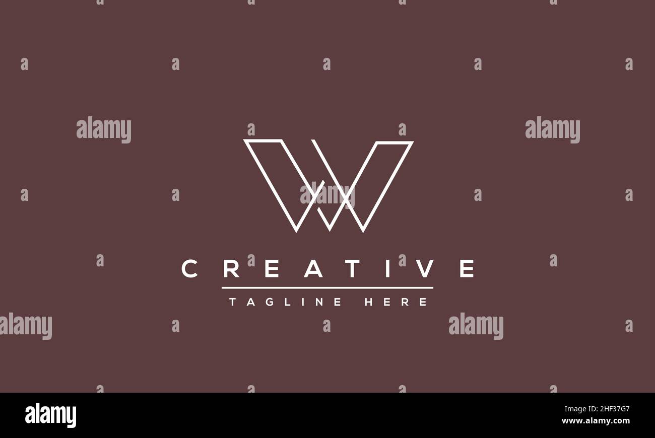 W letter logo Design Modern Monogram Icon. W WW initials based Template ...
