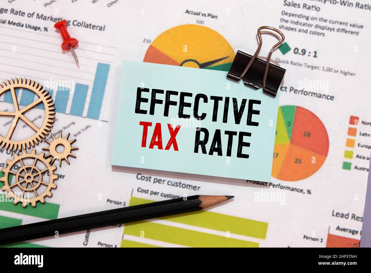 Calculate effective tax rate hi-res stock photography and images - Alamy
