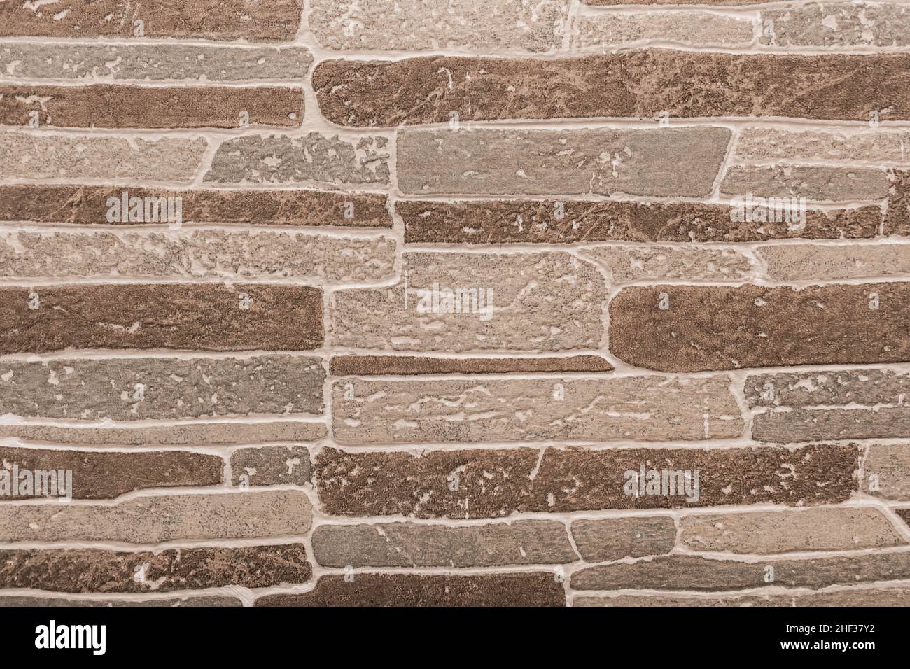 Brown Abstract Stone Pattern Wallpaper Wall Texture Paper Background Interior. Stock Photo