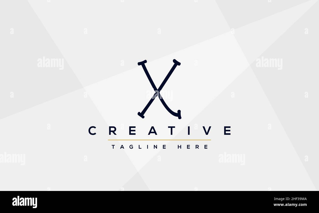 X letter logo Design Modern Monogram Icon. X XX initials based Template ...