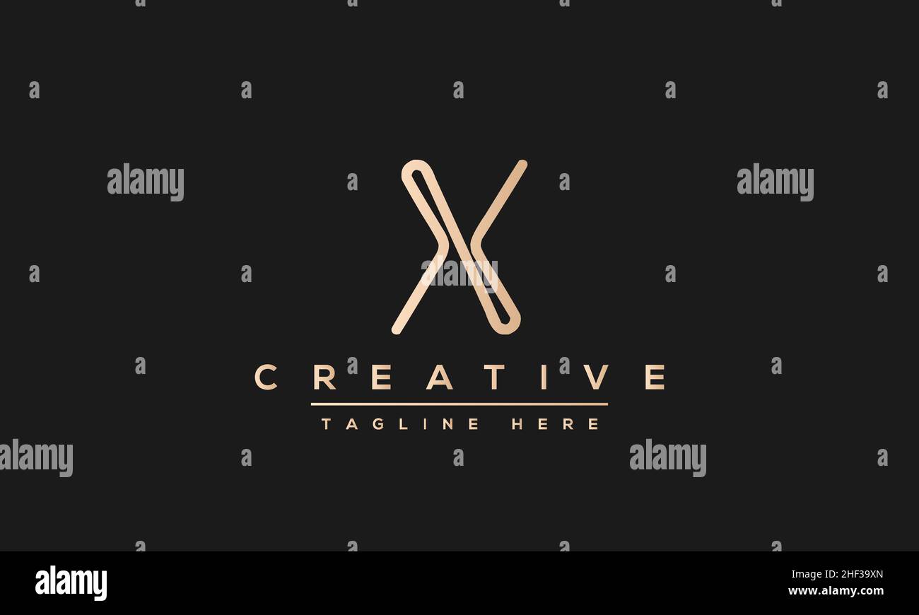 X letter logo Design Modern Monogram Icon. X XX initials based Template ...