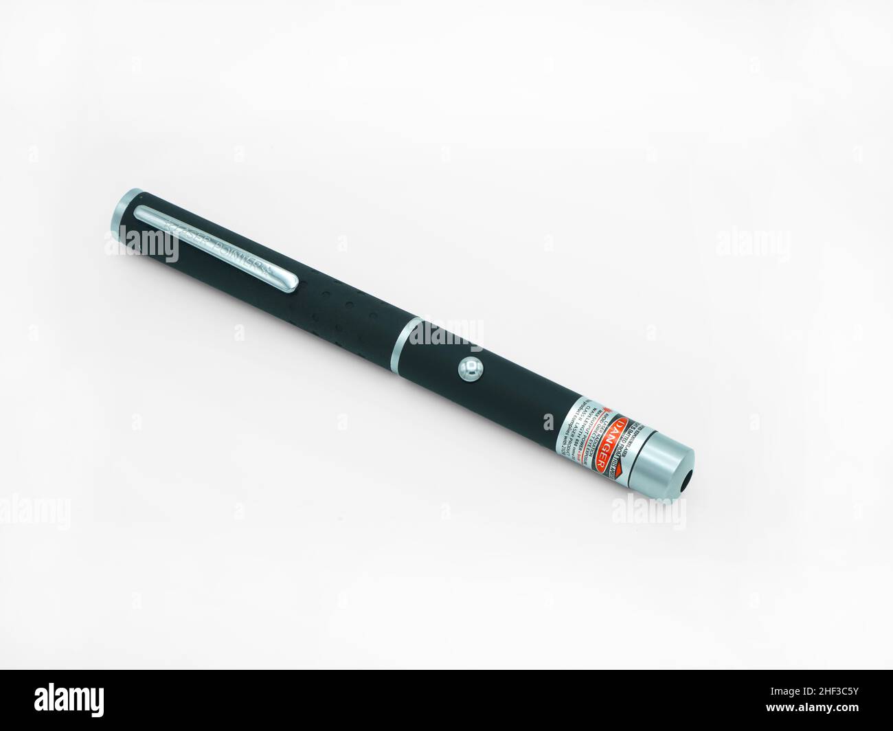 Laser pointer for presentation on white background Stock Photo Alamy