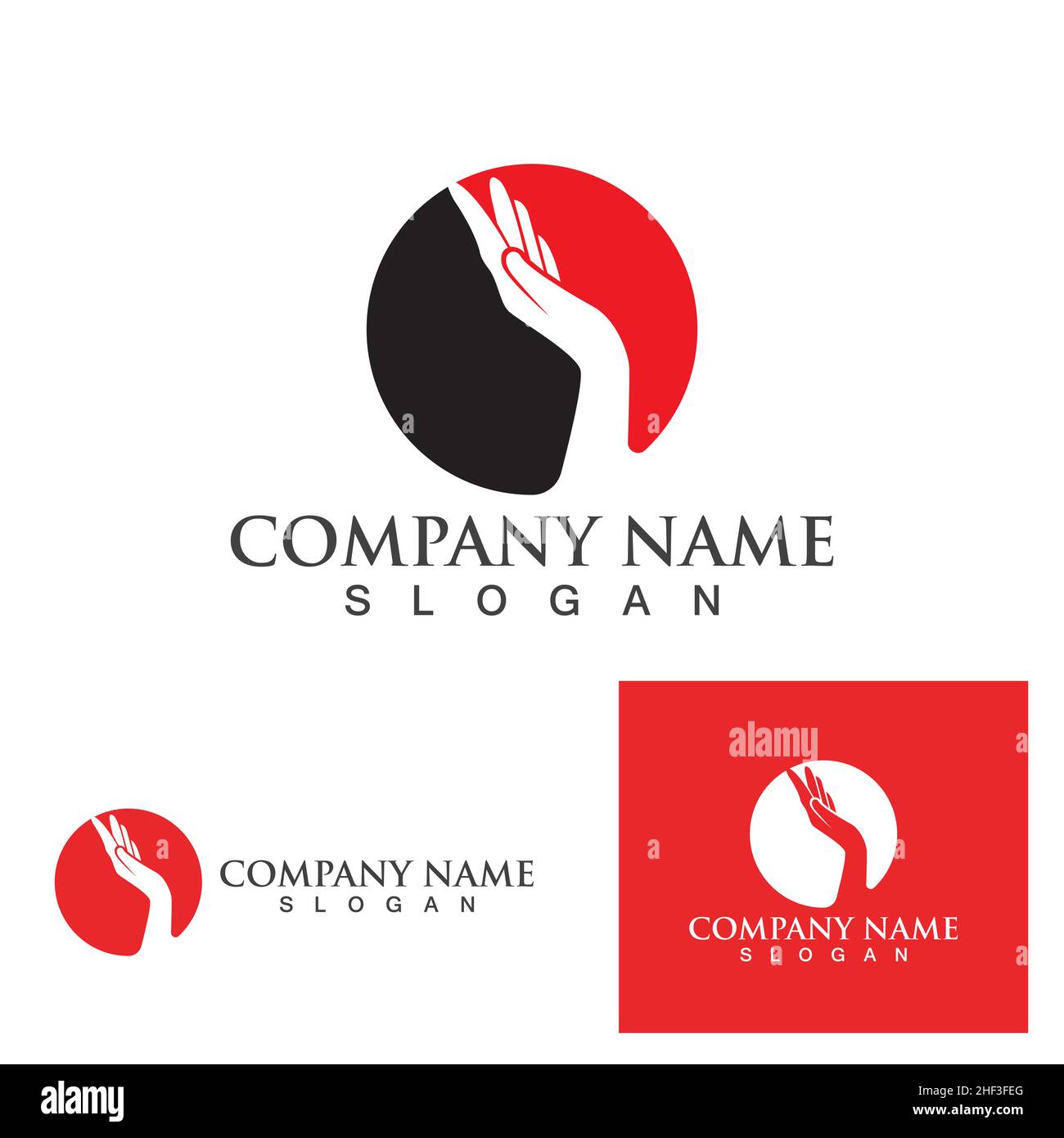 Hand care logo and symbol vector Stock Vector Image & Art - Alamy