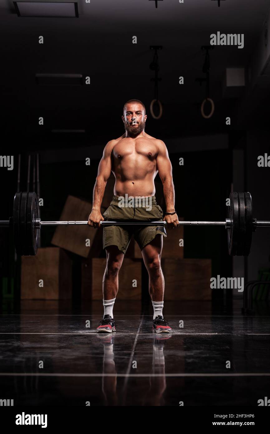Very power athletic guy bodybuilder hi-res stock photography and images ...