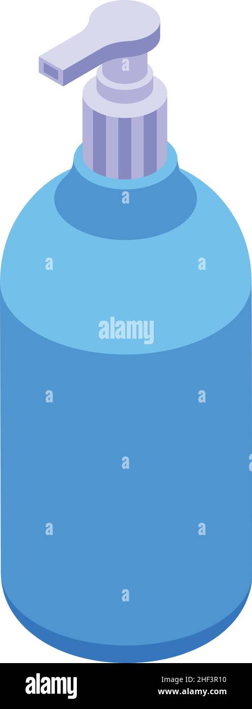 Liquid spray icon isometric vector. Clean bottle. Health chemical Stock ...