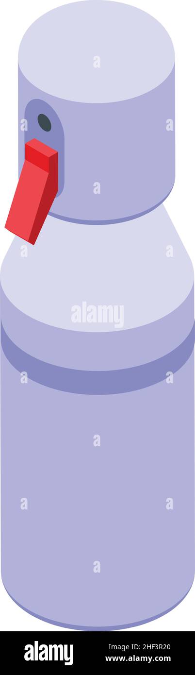 Spray container icon isometric vector. Clean bottle. Plastic disinfect Stock Vector