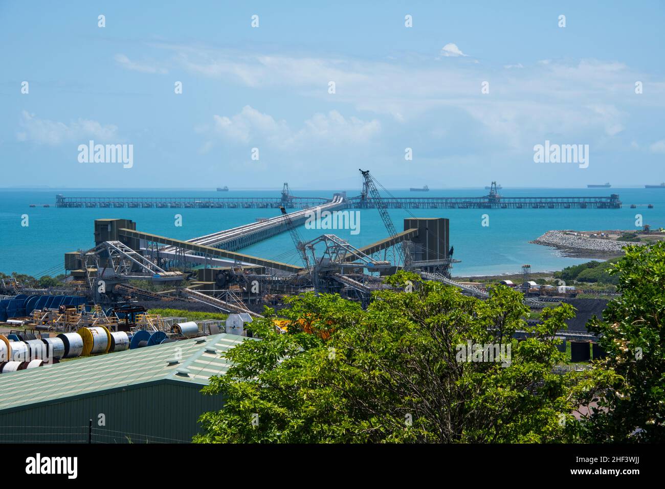 Two coal terminals at the port, Hay Point Coal Terminal (HPCT) and