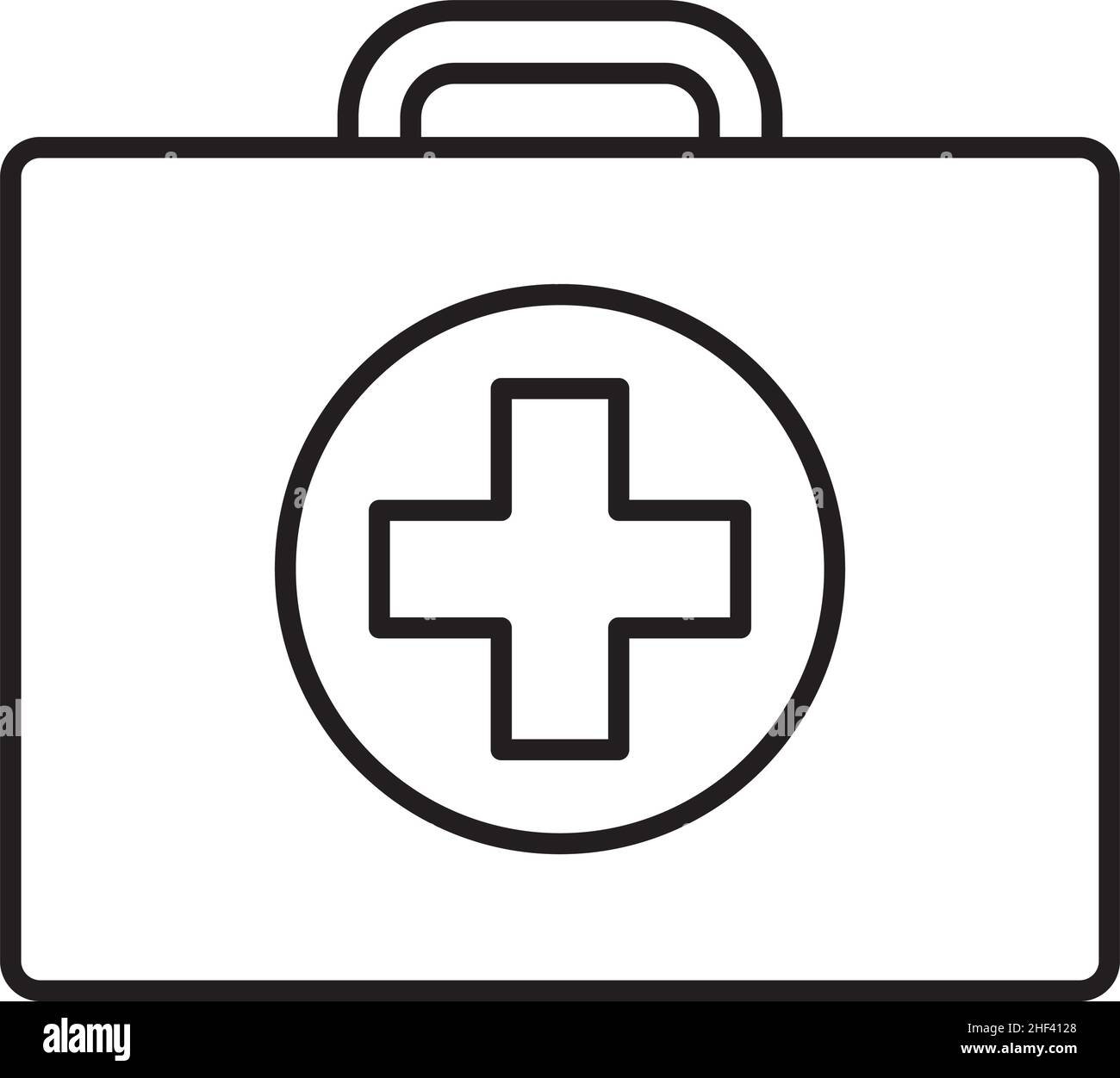 first aid kit on white background Stock Vector Image & Art - Alamy