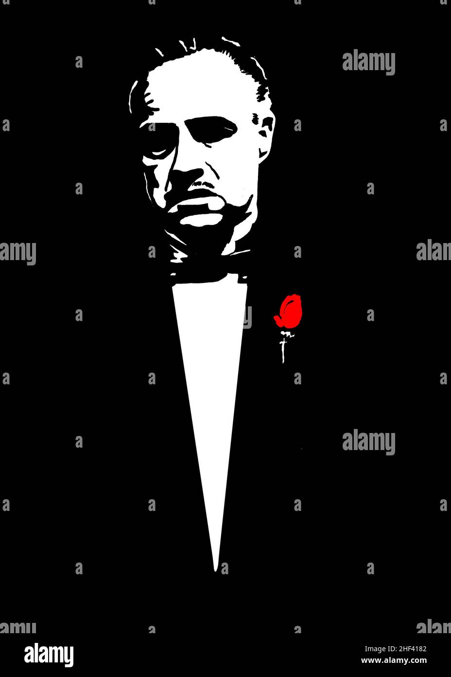 İconic movie poster the godfather Stock Photo