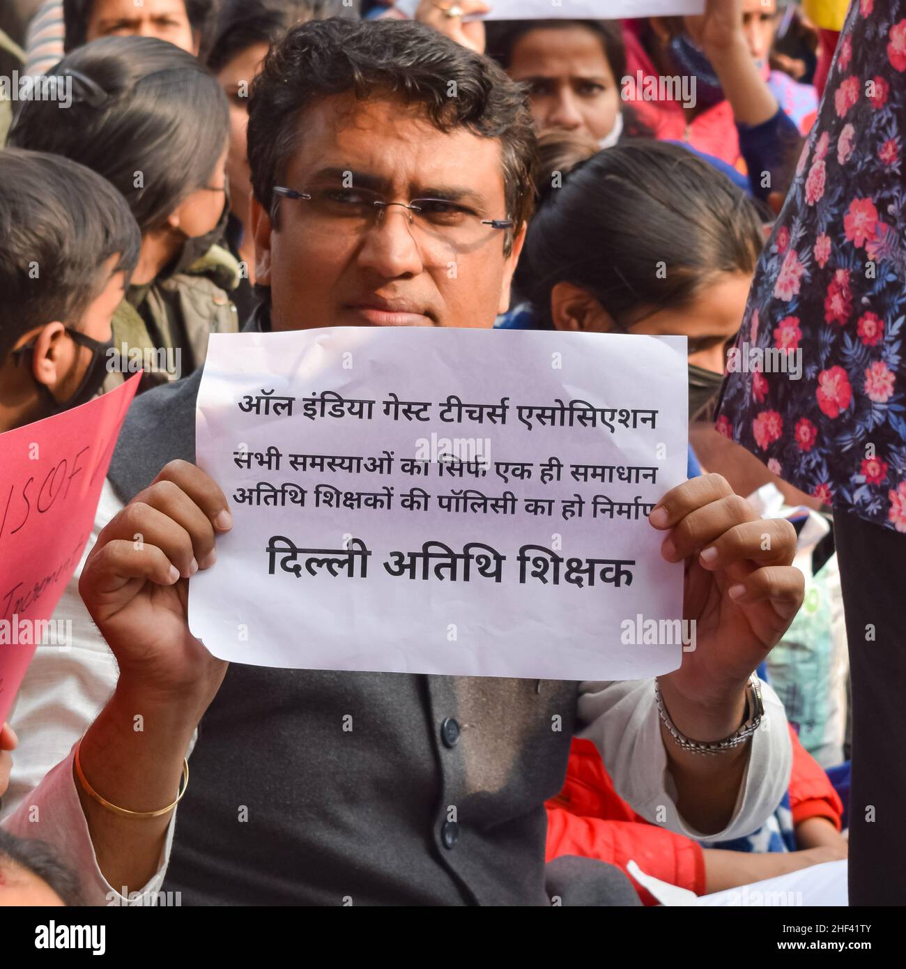Indian government school teachers hi-res stock photography and images ...
