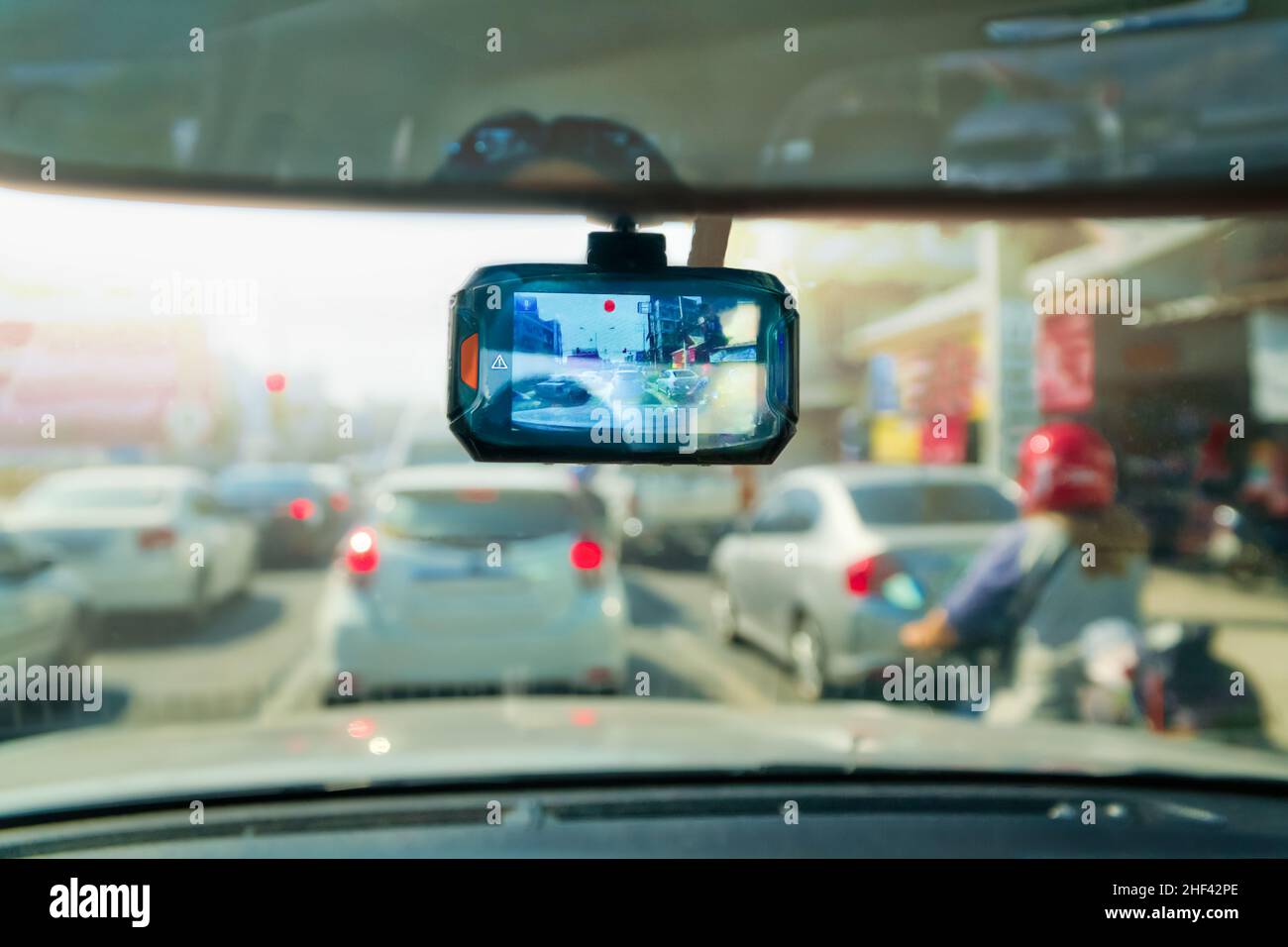 car video recorder Stock Photo Alamy