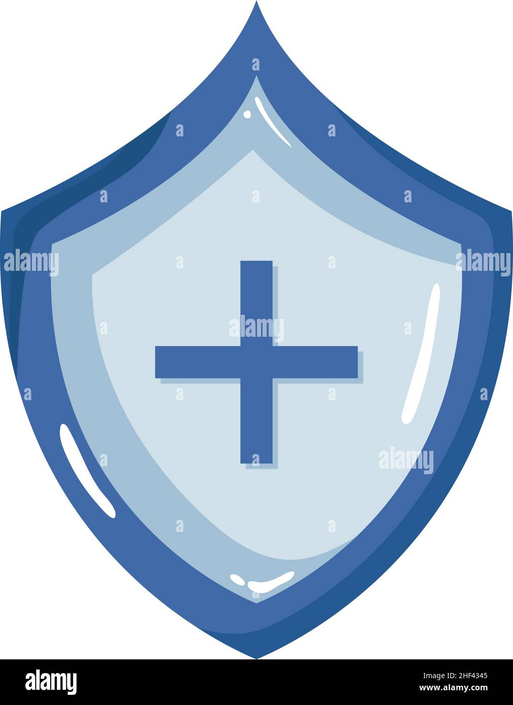 protection shield icon on white background Stock Vector Image & Art - Alamy